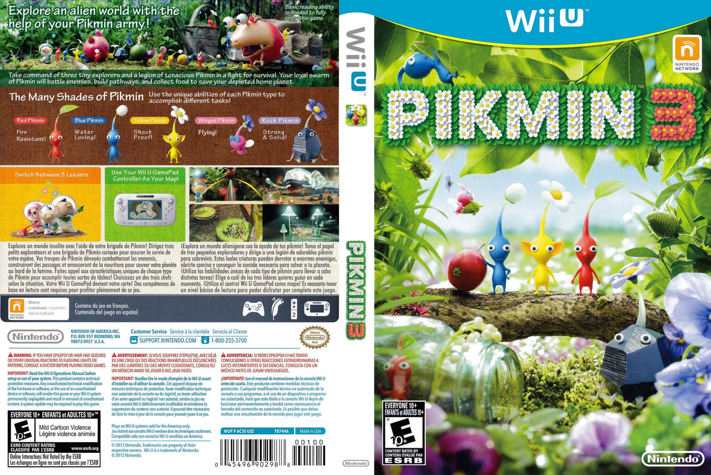 Pikmin 3 Cover Art - WOI Solutions