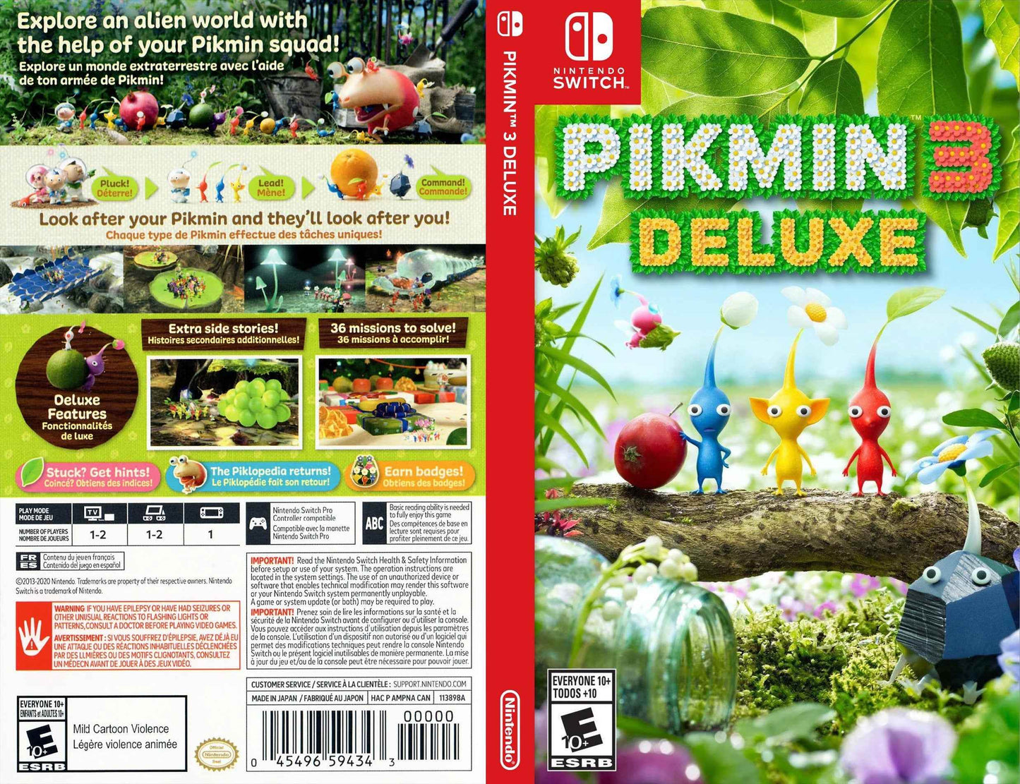 Pikmin 3 Deluxe Cover Art - WOI Solutions