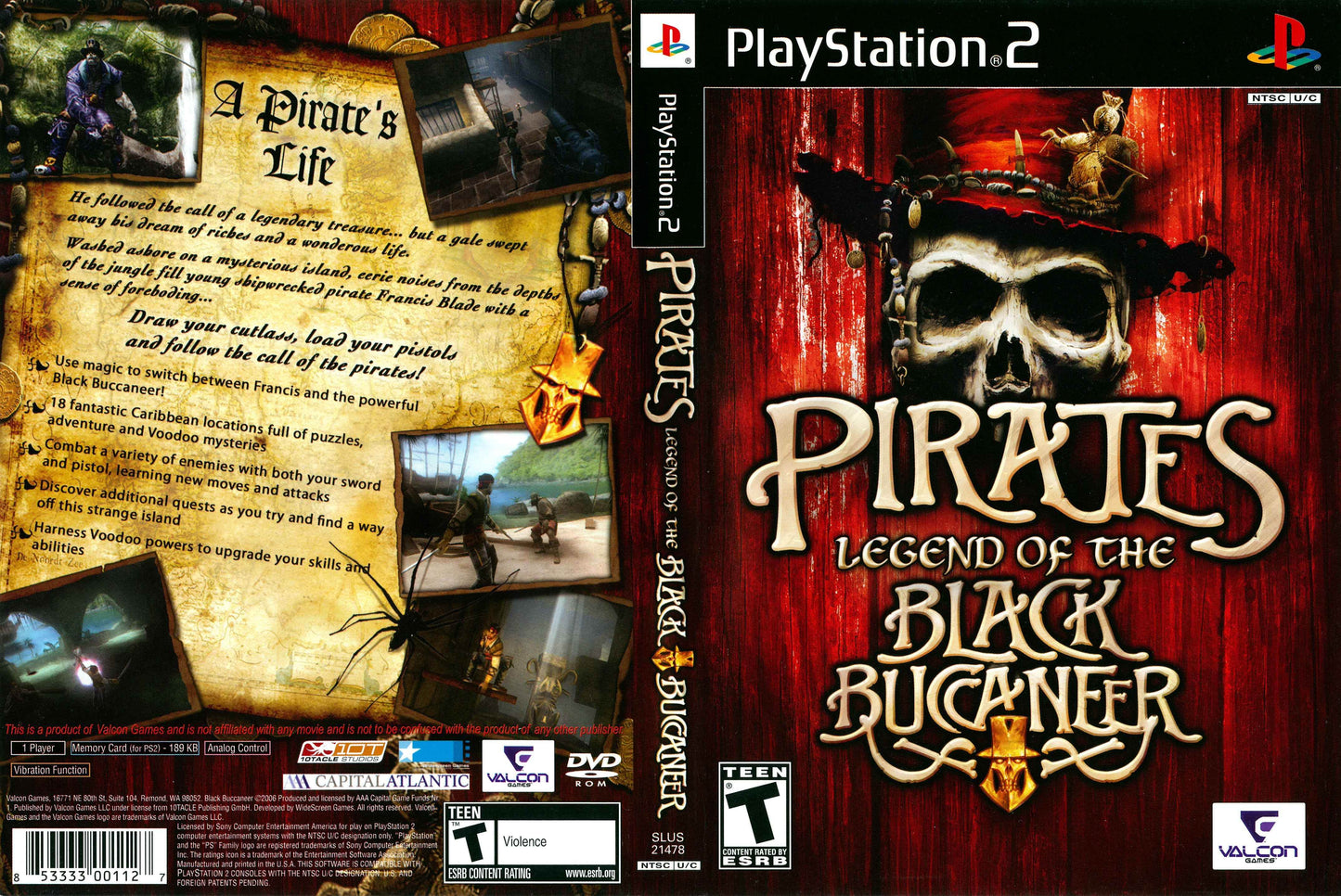 Pirates Legend of the Black Buccaneer Cover Art - WOI Solutions