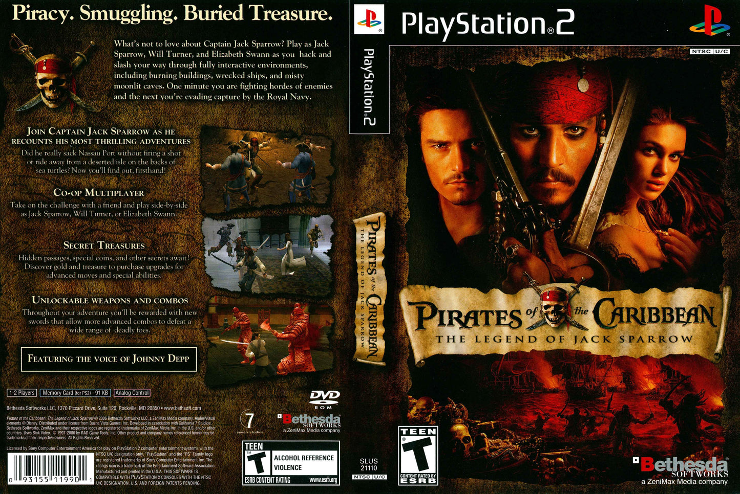 Pirates of the Caribbean The Legend of Jack Sparrow Cover Art - WOI Solutions