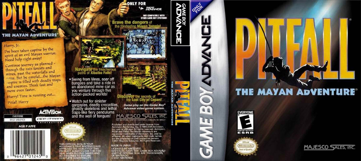Pitfall Mayan Adventure Cover Art - WOI Solutions