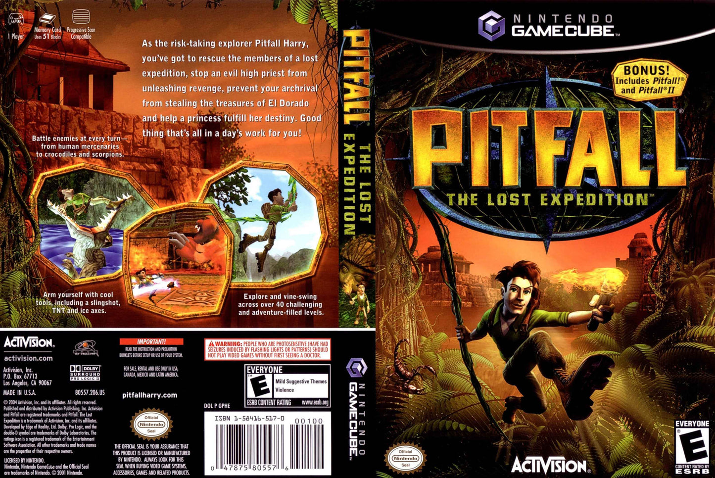 Pitfall The Lost Expedition Cover Art - WOI Solutions