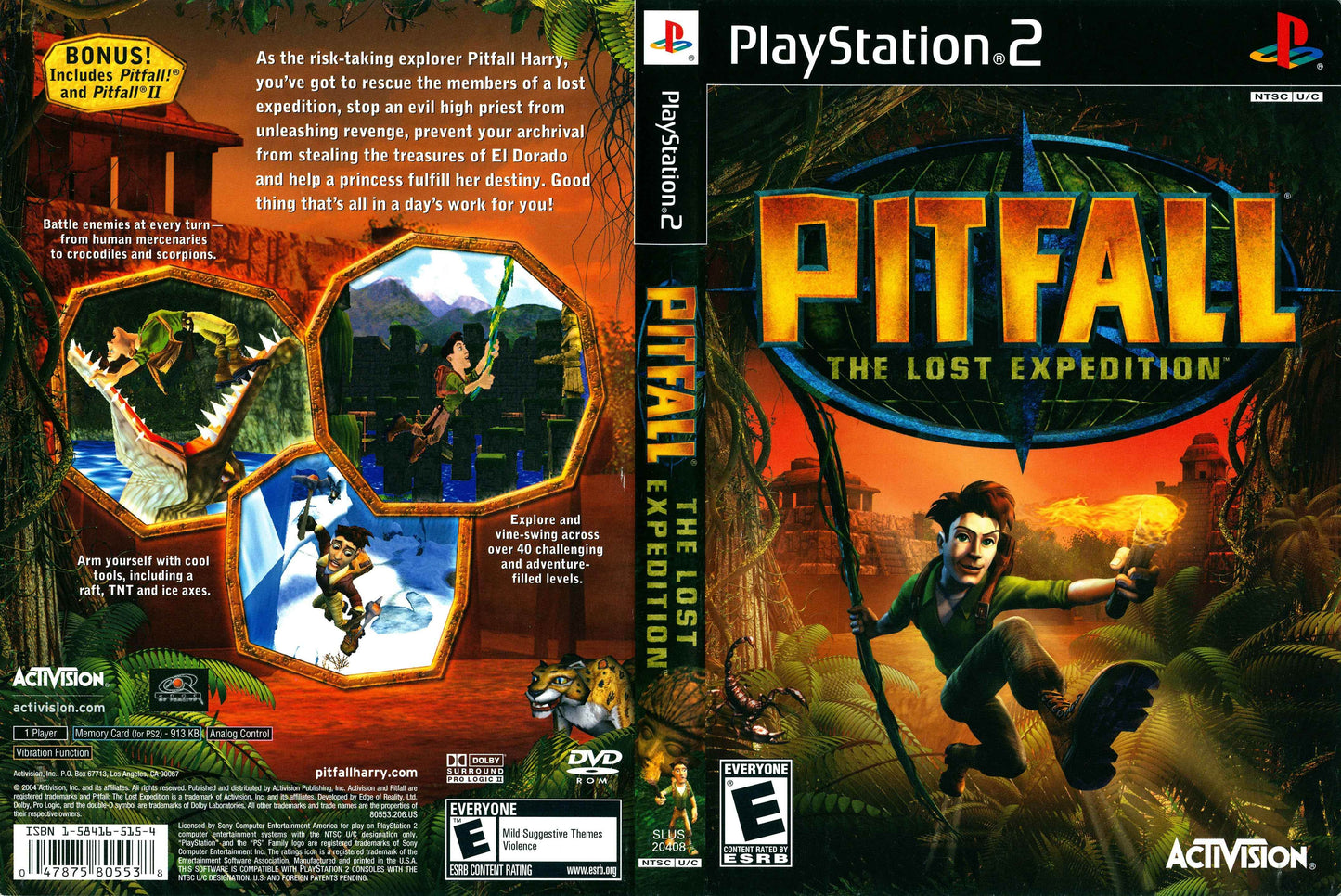Pitfall The Lost Expedition Cover Art - WOI Solutions