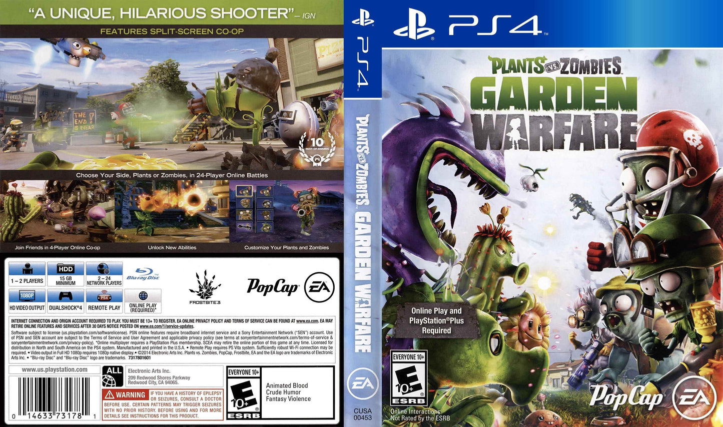 Plants vs. Zombies Garden Warfare Cover Art - WOI Solutions
