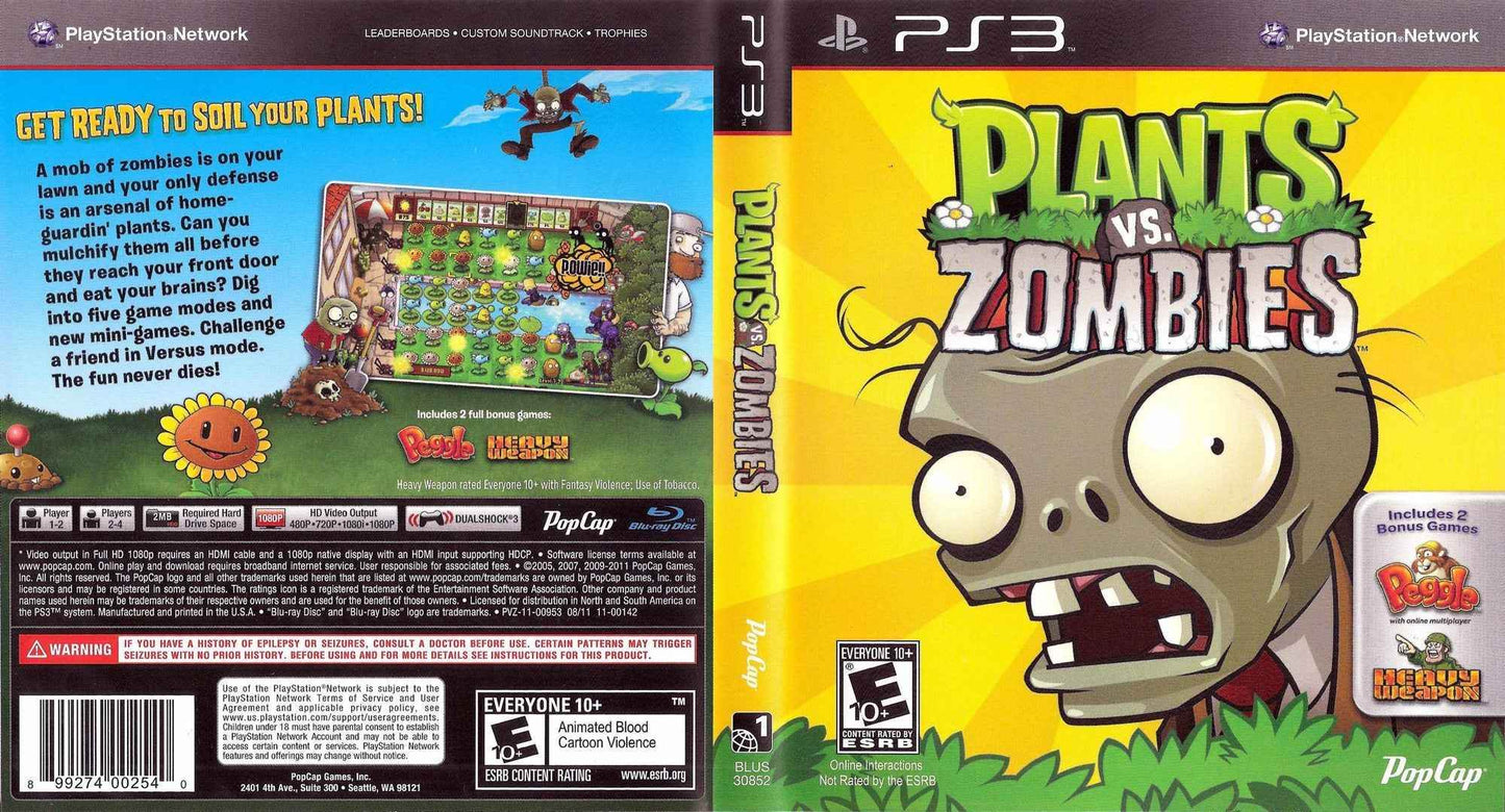 Plants vs Zombies Cover Art - WOI Solutions