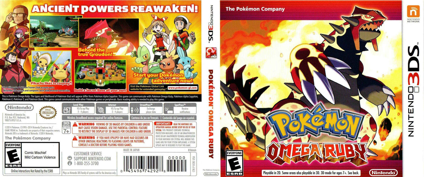 Pokémon Omega Ruby Cover Art - WOI Solutions
