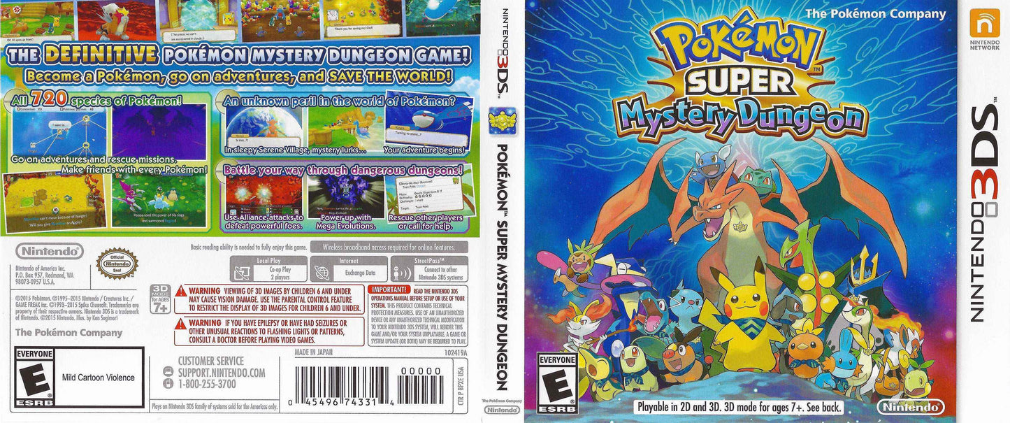 Pokémon Super Mystery Dungeon Cover Art - WOI Solutions