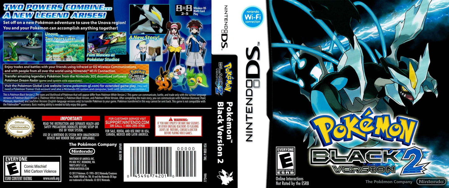 Pokémon Black Version 2 Cover Art - WOI Solutions