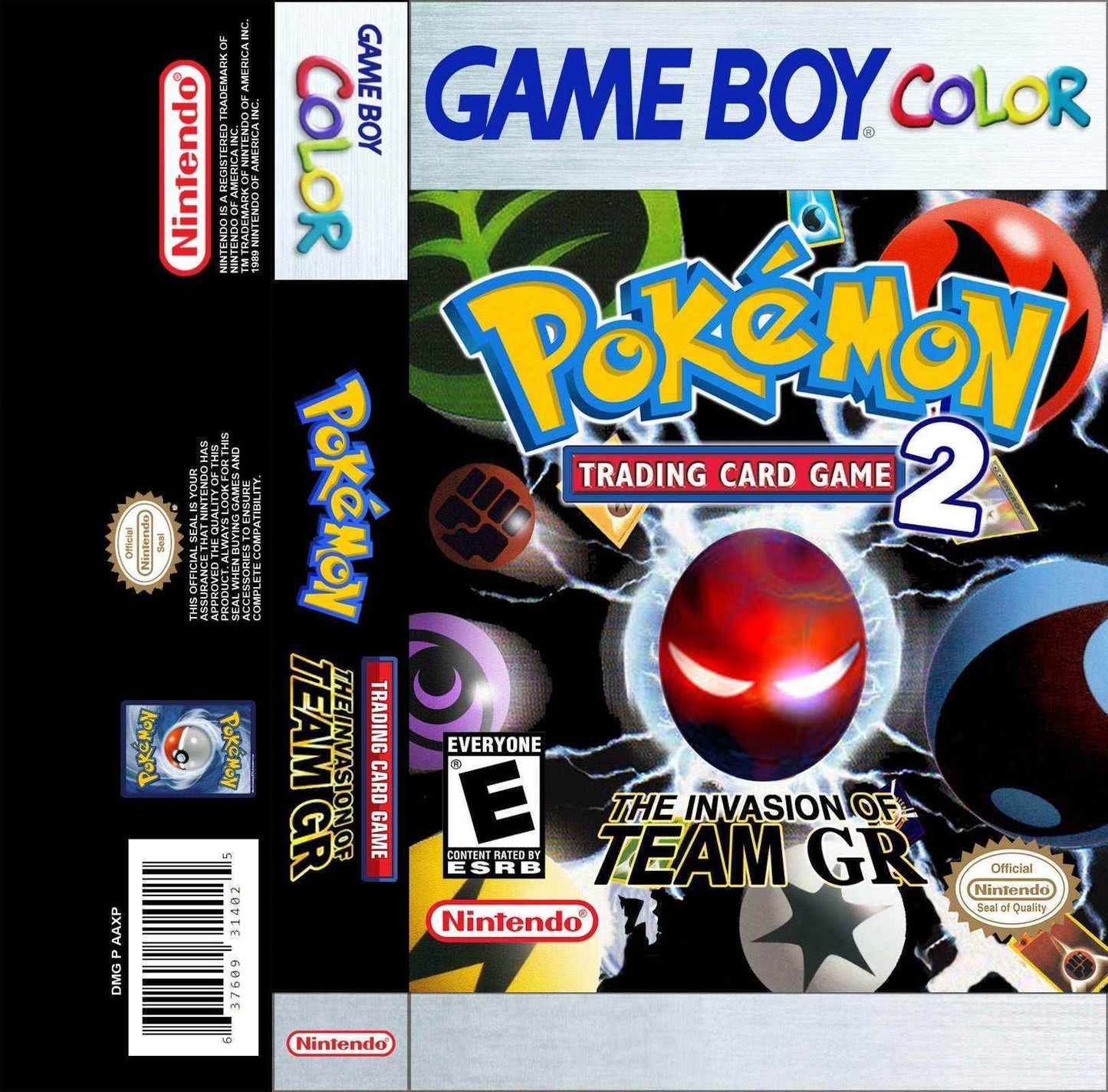 Pokémon Card GB2 Here Comes Team GR! Cover Art - WOI Solutions