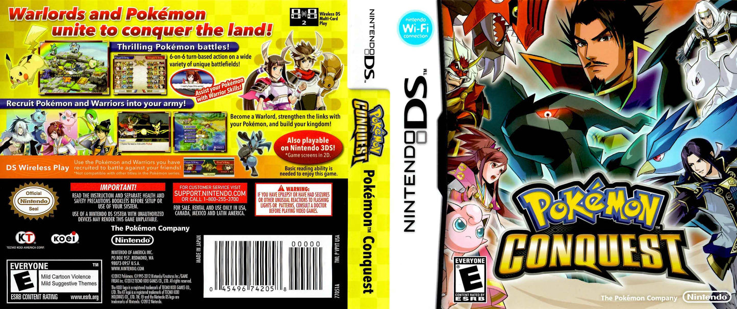 Pokémon Conquest Cover Art - WOI Solutions