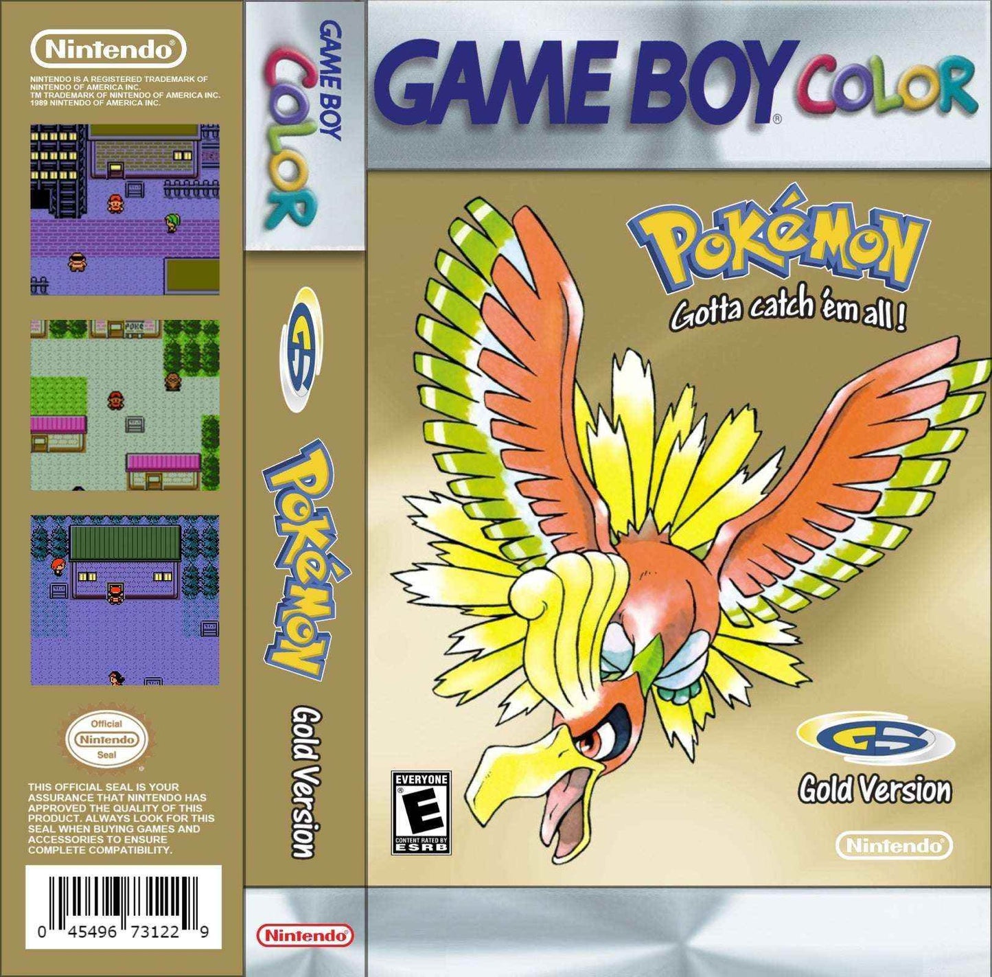 Pokemon Gold Cover Art - WOI Solutions