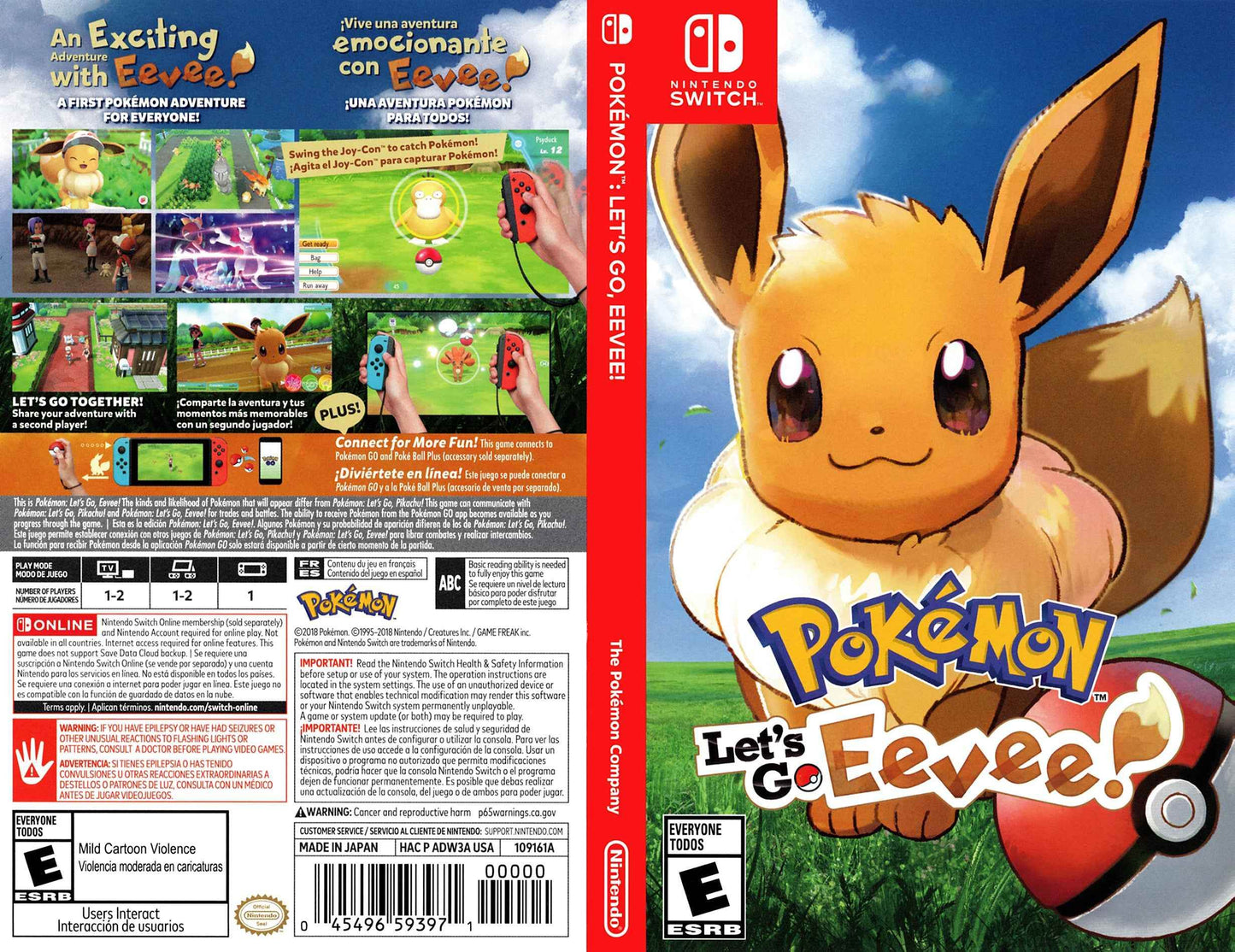 Pokémon Let's Go, Eevee! Cover Art - WOI Solutions