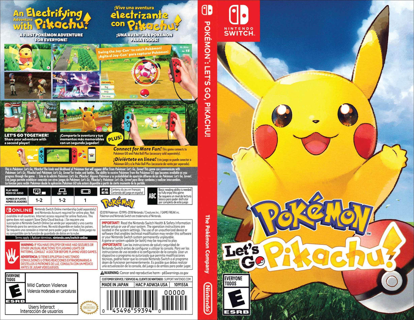 Pokemon Let's Go, Pikachu Cover Art - WOI Solutions