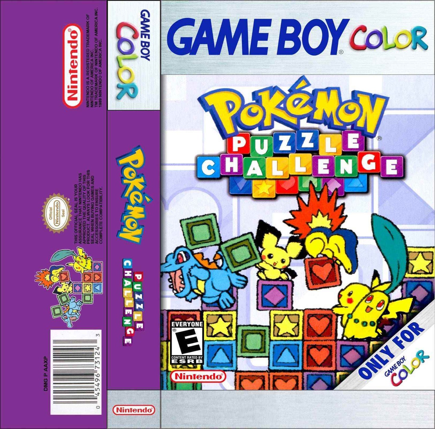 Pokémon Puzzle Challenge Cover Art - WOI Solutions