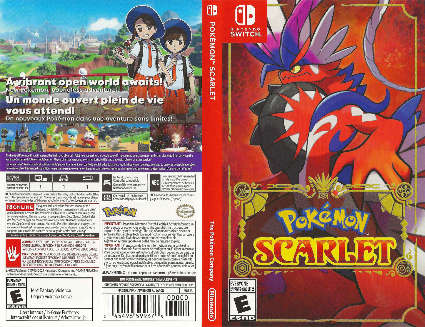Pokémon Scarlet Cover Art - WOI Solutions