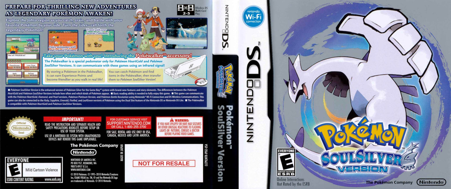 Pokémon SoulSilver Version Cover Art - WOI Solutions