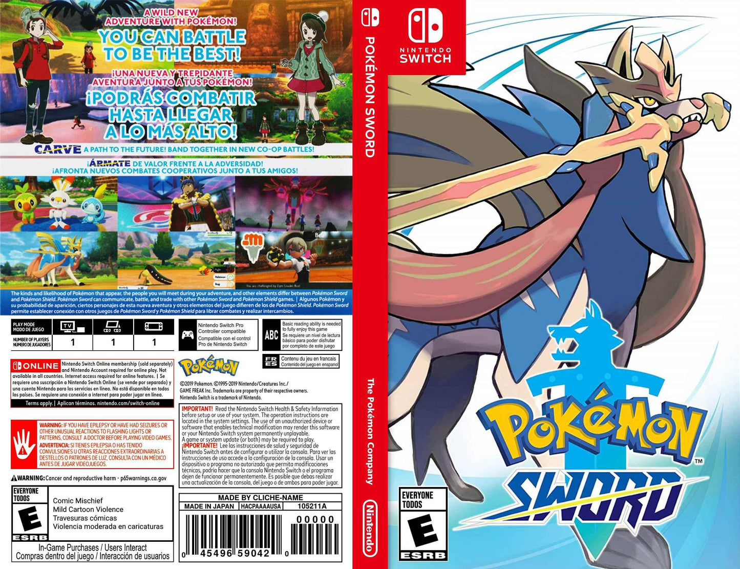 Pokemon Sword Cover Art - WOI Solutions