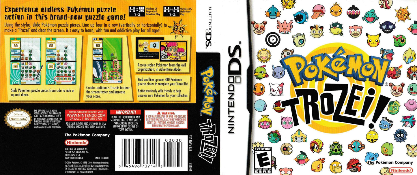 Pokemon Trozei! Cover Art - WOI Solutions
