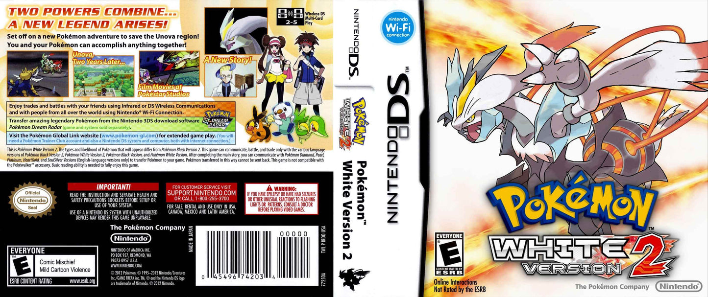 Pokémon White Version 2 Cover Art - WOI Solutions