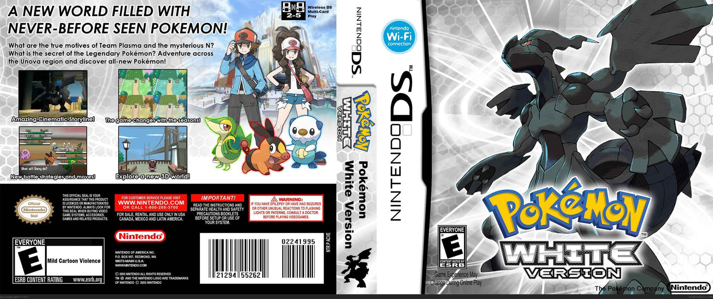 Pokémon White Version Cover Art - WOI Solutions