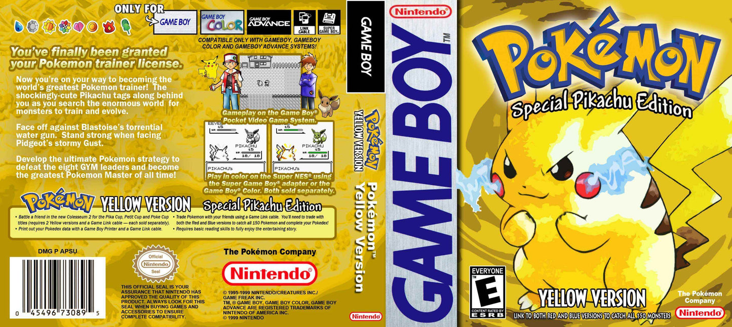 Pokemon Yellow Cover Art - WOI Solutions