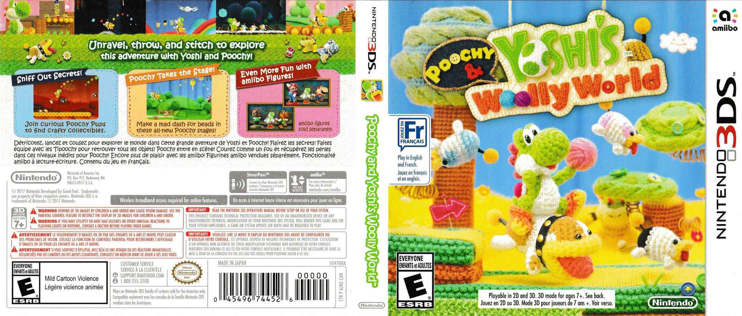 Poochy & Yoshi's Woolly World Cover Art - WOI Solutions