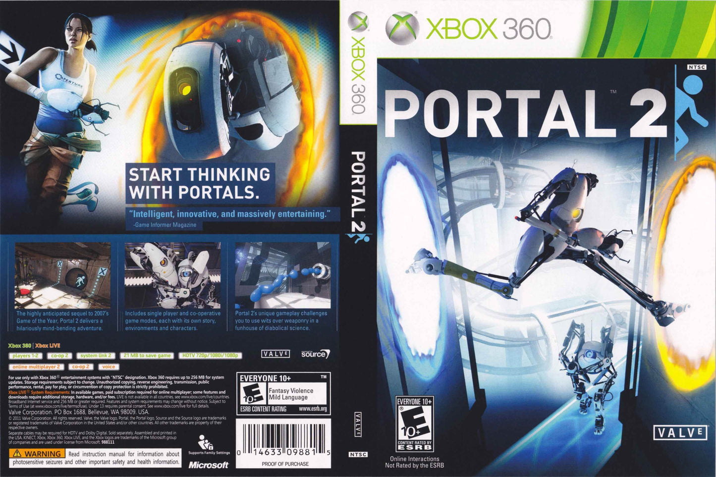 Portal 2 Cover Art - WOI Solutions