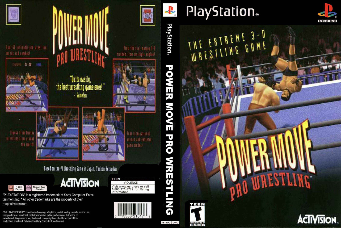 Power Move Pro Wrestling Cover Art - WOI Solutions