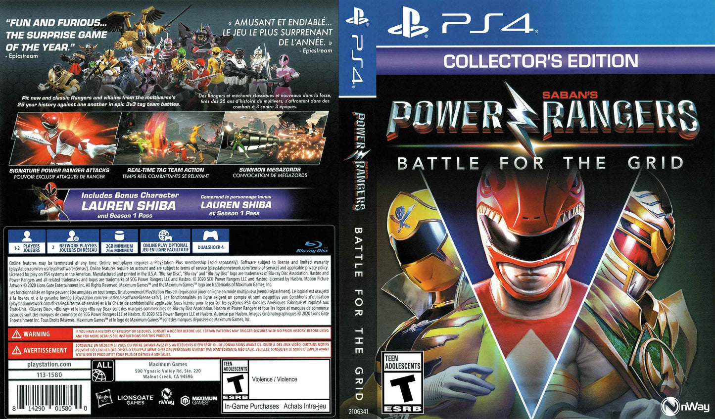 Power Rangers Battle for the Grid Cover Art - WOI Solutions