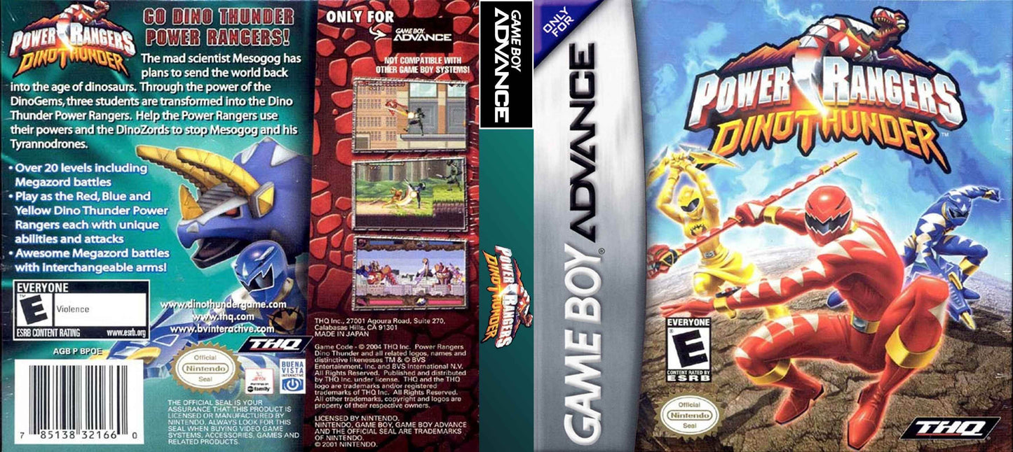 Power Rangers Dino Thunder Cover Art - WOI Solutions