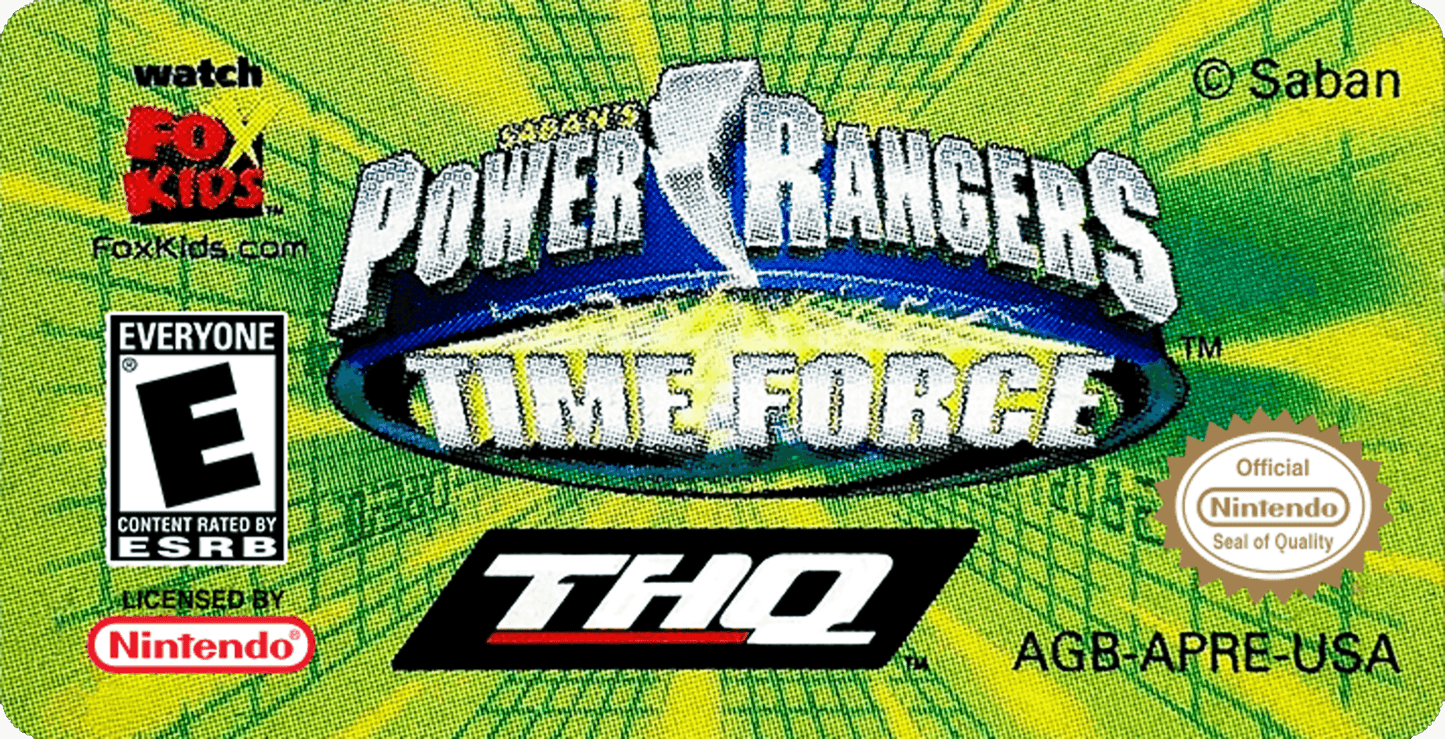 Power Rangers Time Force Cover Art - WOI Solutions