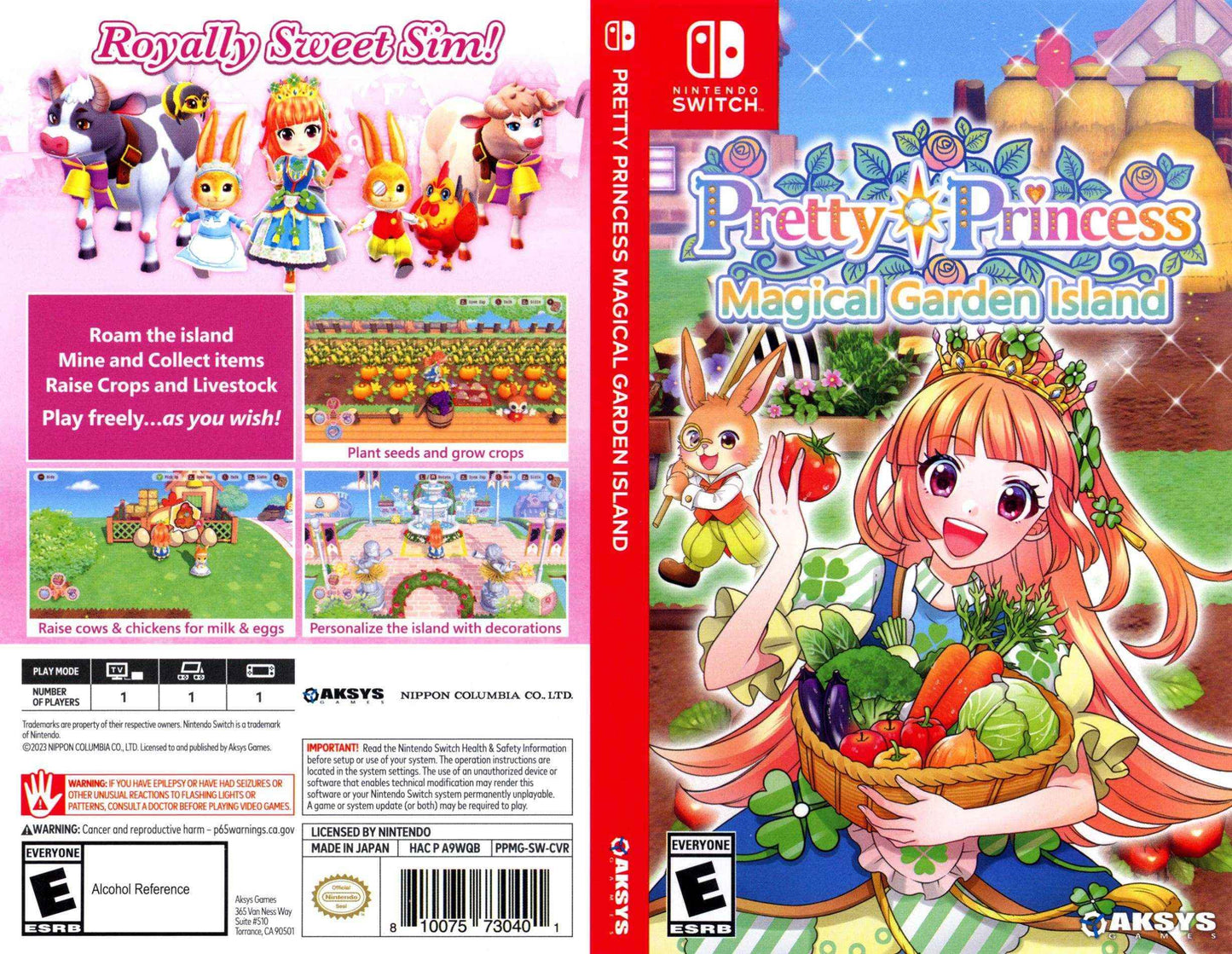 Pretty Princess Magical Garden Island Cover Art - WOI Solutions