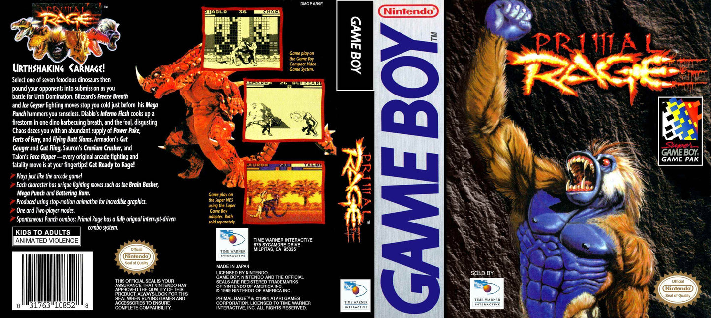 Primal Rage Cover Art - WOI Solutions