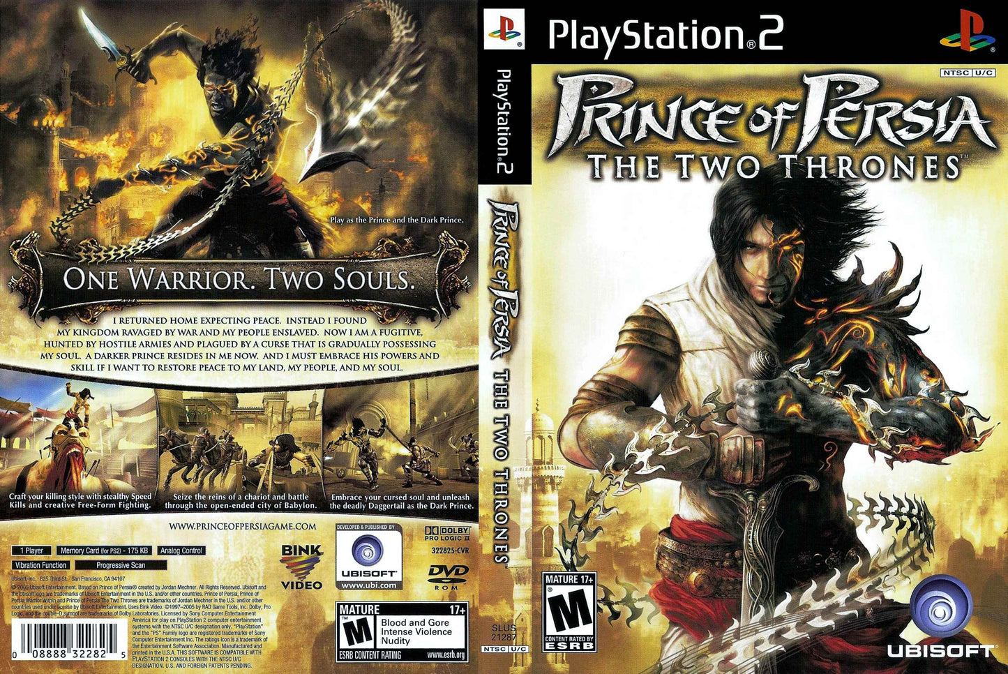 Prince Of Persia The Two Thrones Cover Art - WOI Solutions