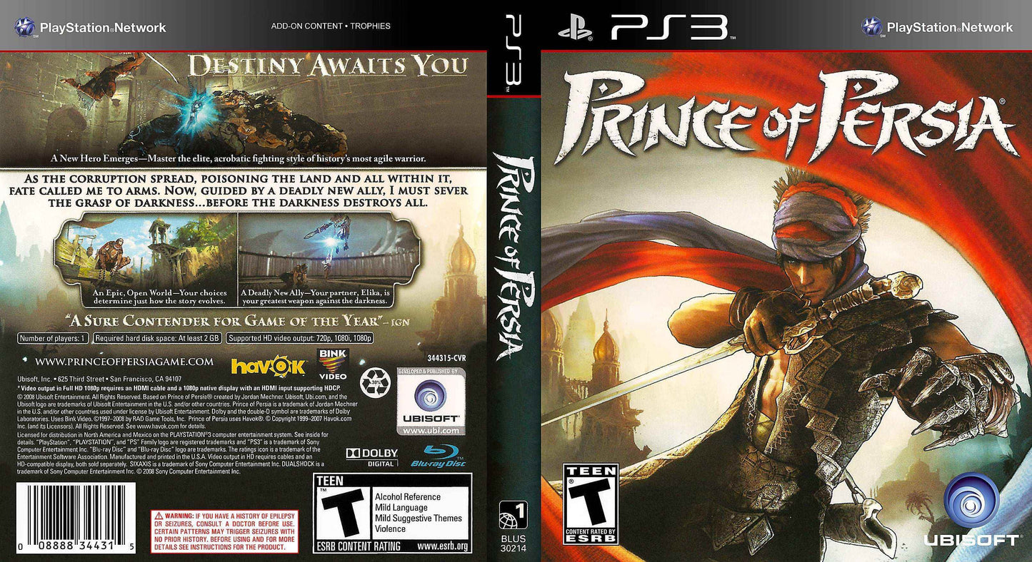 Prince of Persia Cover Art - WOI Solutions
