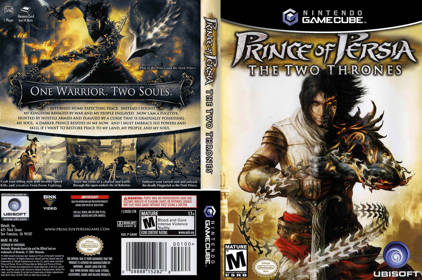 Prince of Persia The Two Thrones Cover Art - WOI Solutions