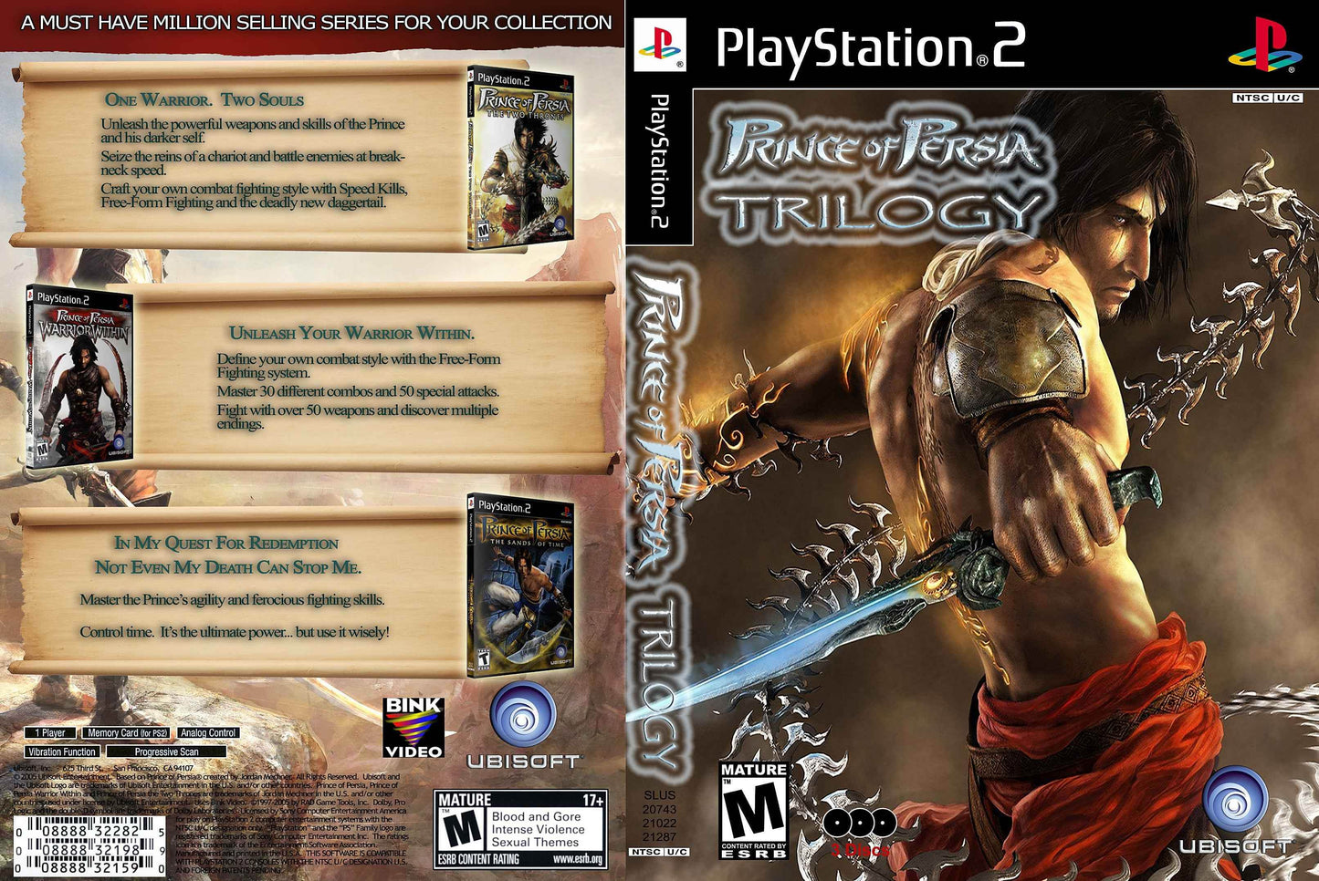 Prince of Persia Trilogy Cover Art - WOI Solutions
