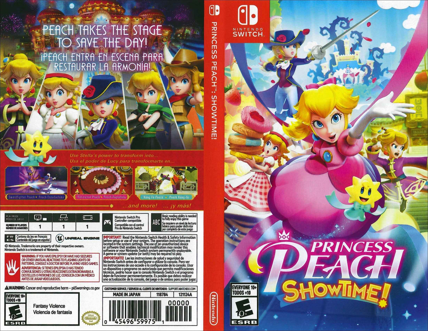 Princess Peach Showtime! Cover Art - WOI Solutions
