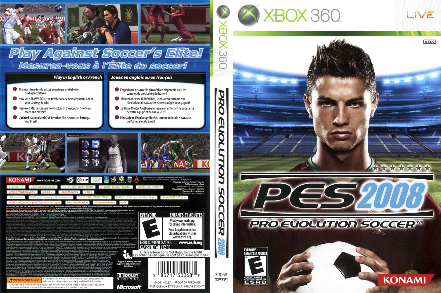 Pro Evolution Soccer 2008 Cover Art - WOI Solutions