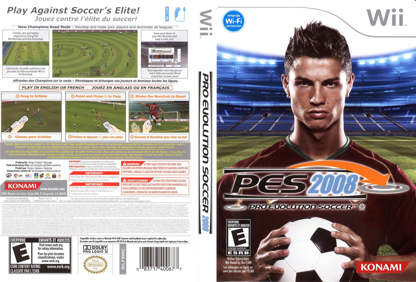 Pro Evolution Soccer 2008 Cover Art - WOI Solutions