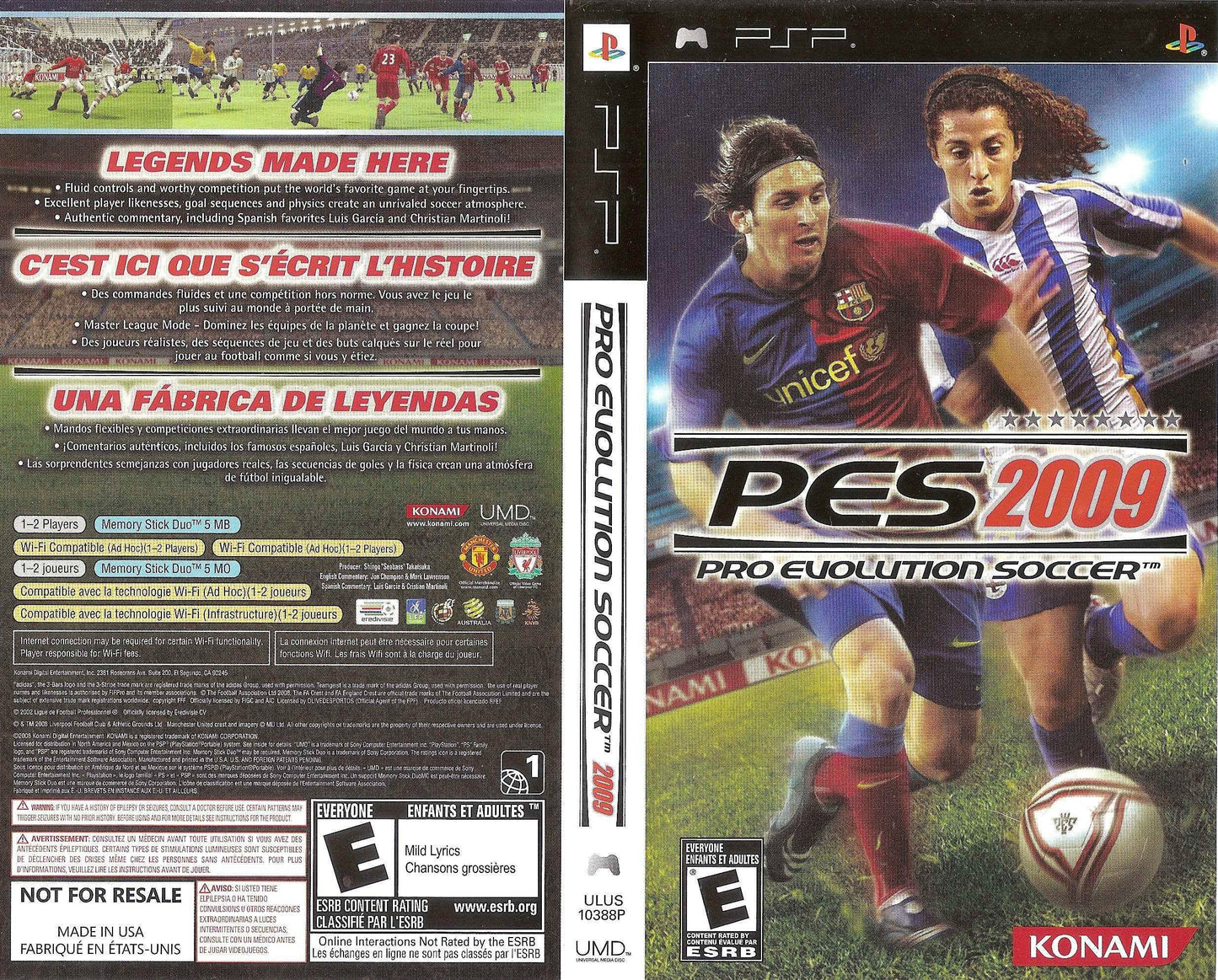Pro Evolution Soccer 2009 Cover Art - WOI Solutions