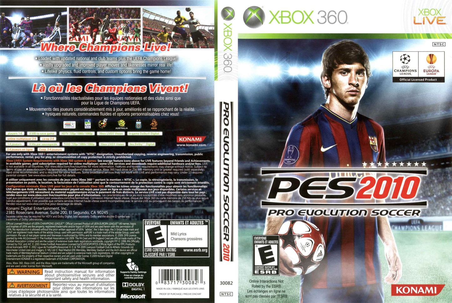 Pro Evolution Soccer 2010 Cover Art - WOI Solutions