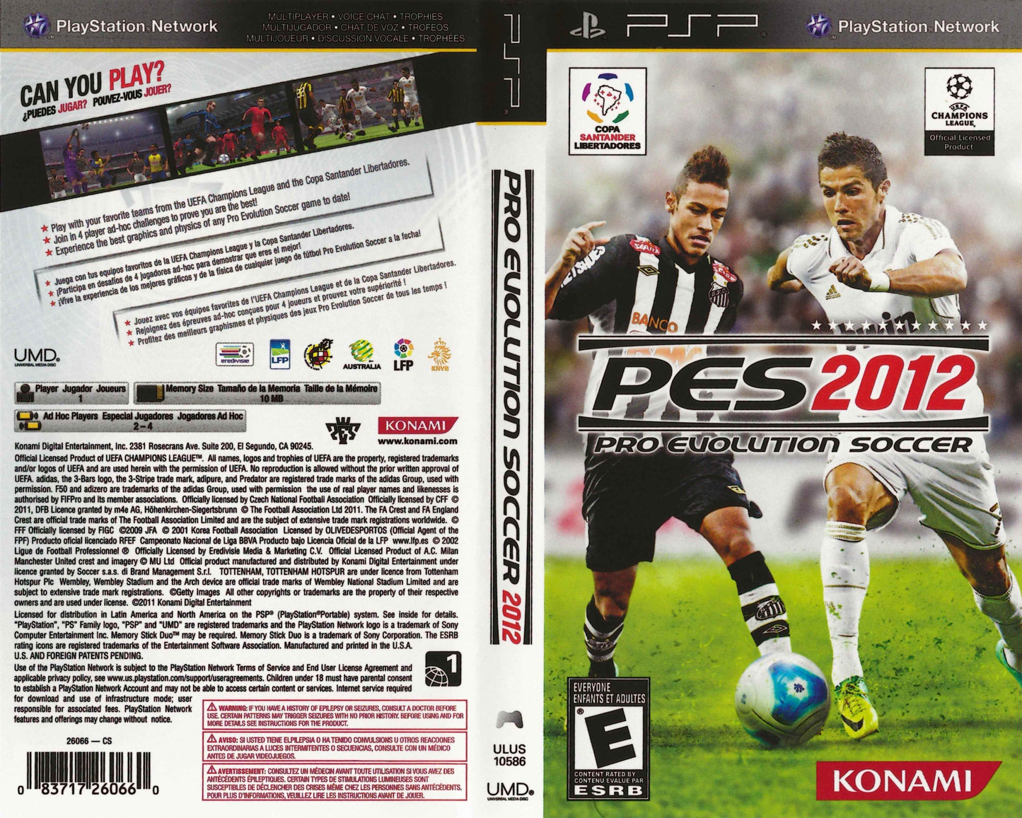 Pro Evolution Soccer 2012 Cover Art - WOI Solutions