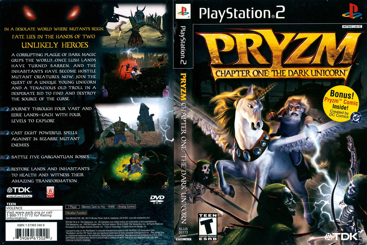 Pryzm Chapter One The Dark Unicorn Cover Art - WOI Solutions