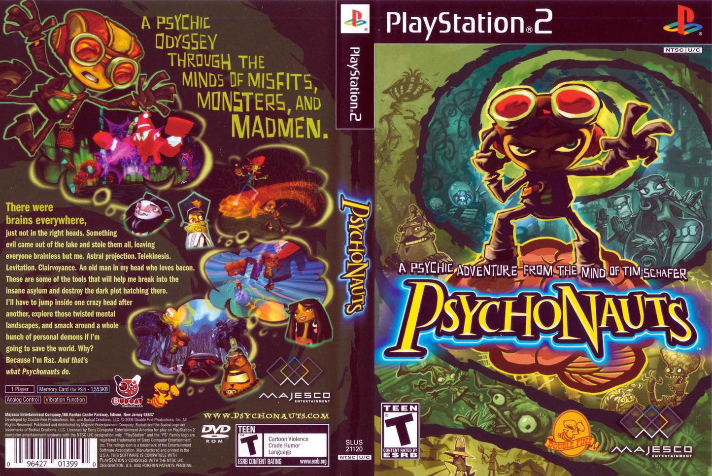 Psychonauts Cover Art - WOI Solutions