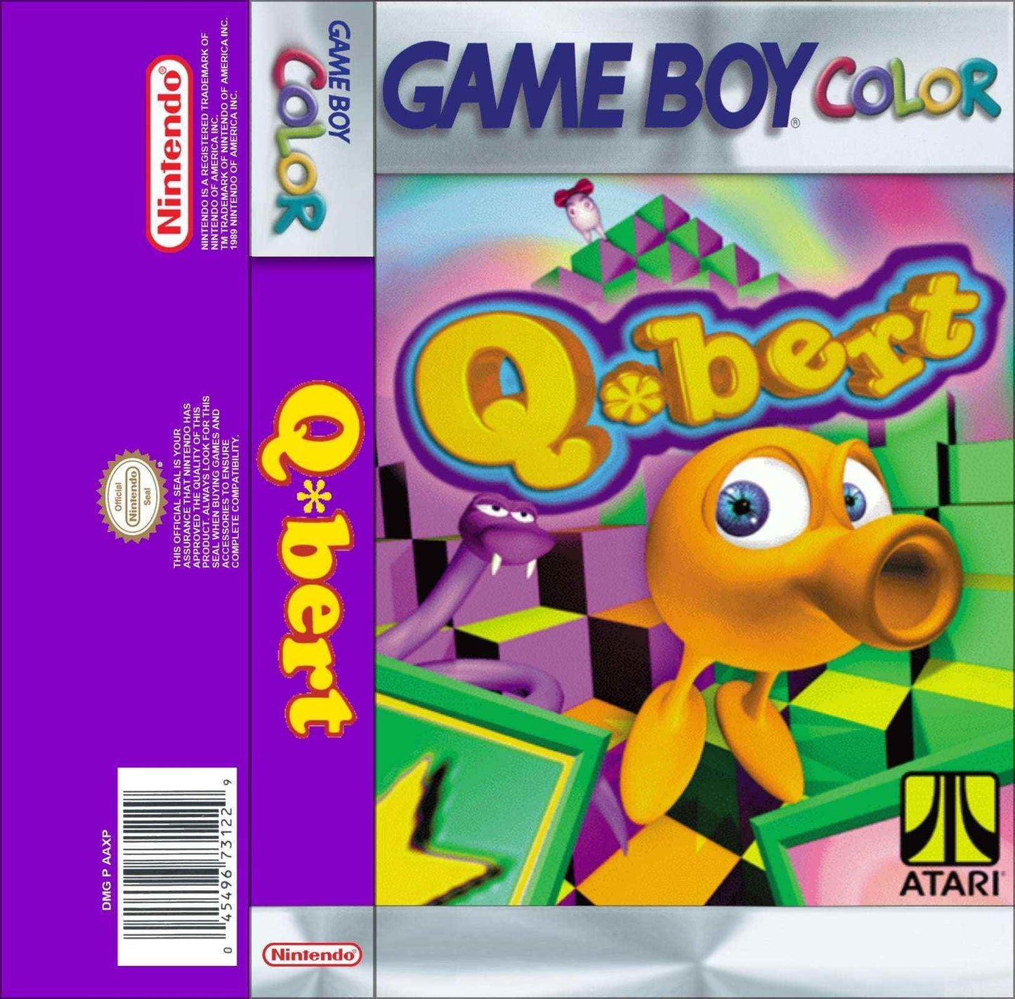 Q*Bert Cover Art - WOI Solutions