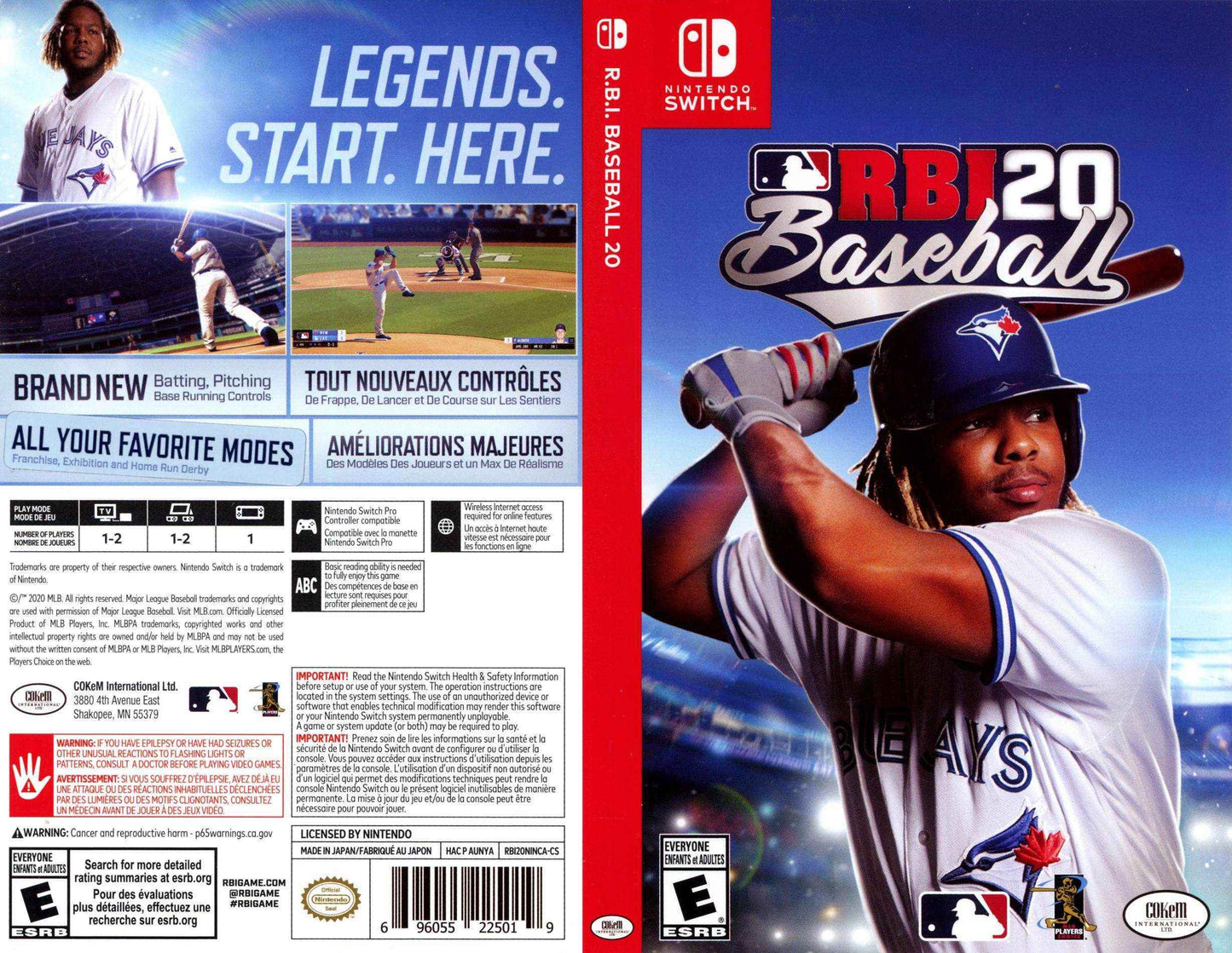 RBI Baseball 20 Cover Art - WOI Solutions