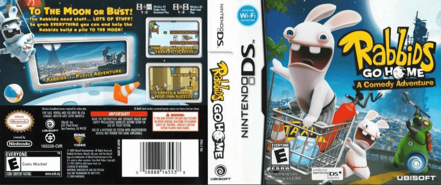 Rabbids Go Home Cover Art - WOI Solutions