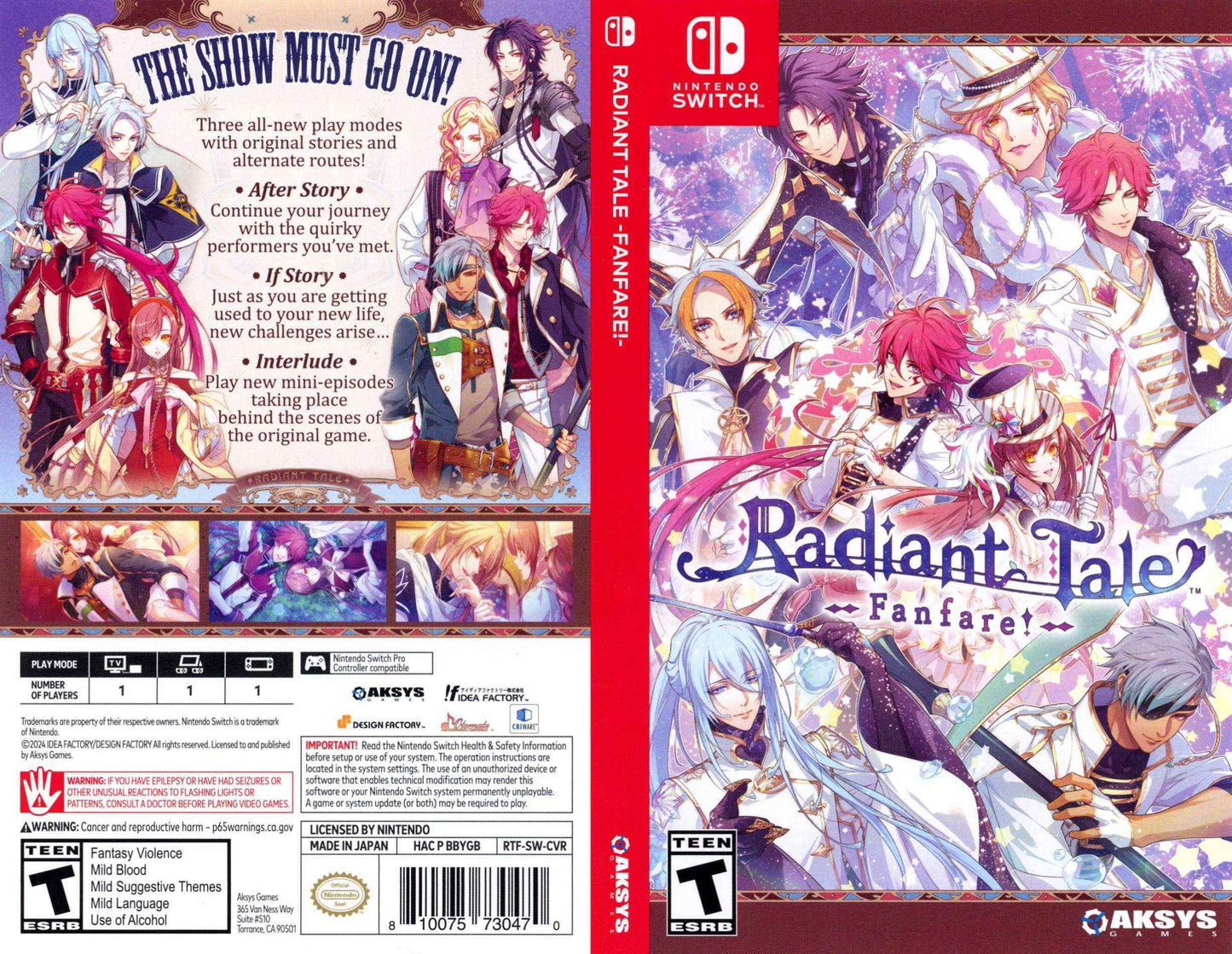 Radiant Tale Fanfare Cover Art - WOI Solutions