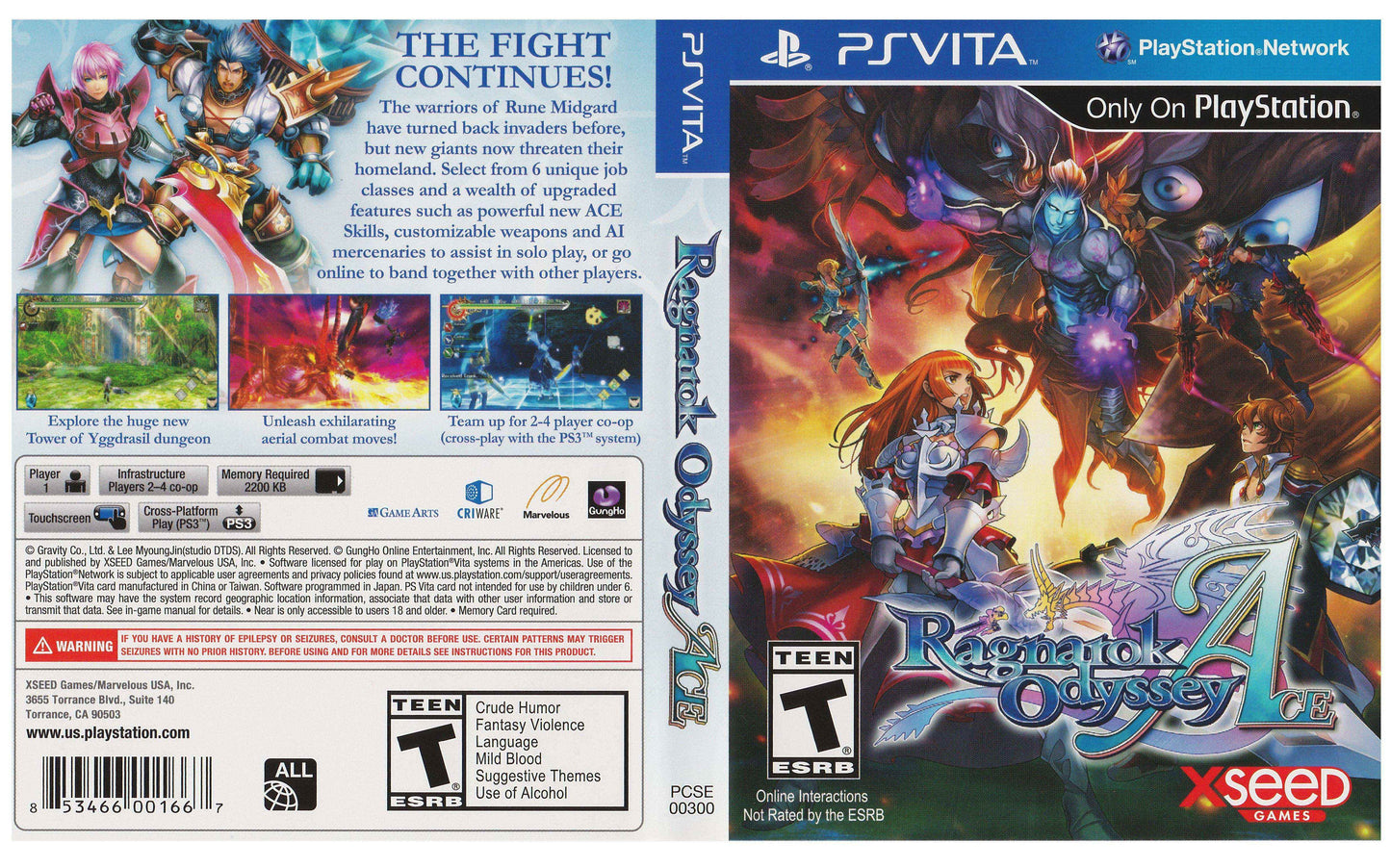 Ragnarok Odyssey Ace Cover Art - WOI Solutions